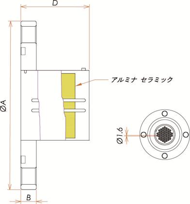 T熱電対 BURNDY 24対 VG40 フランジ ガイド付き admin.label.item.size_image