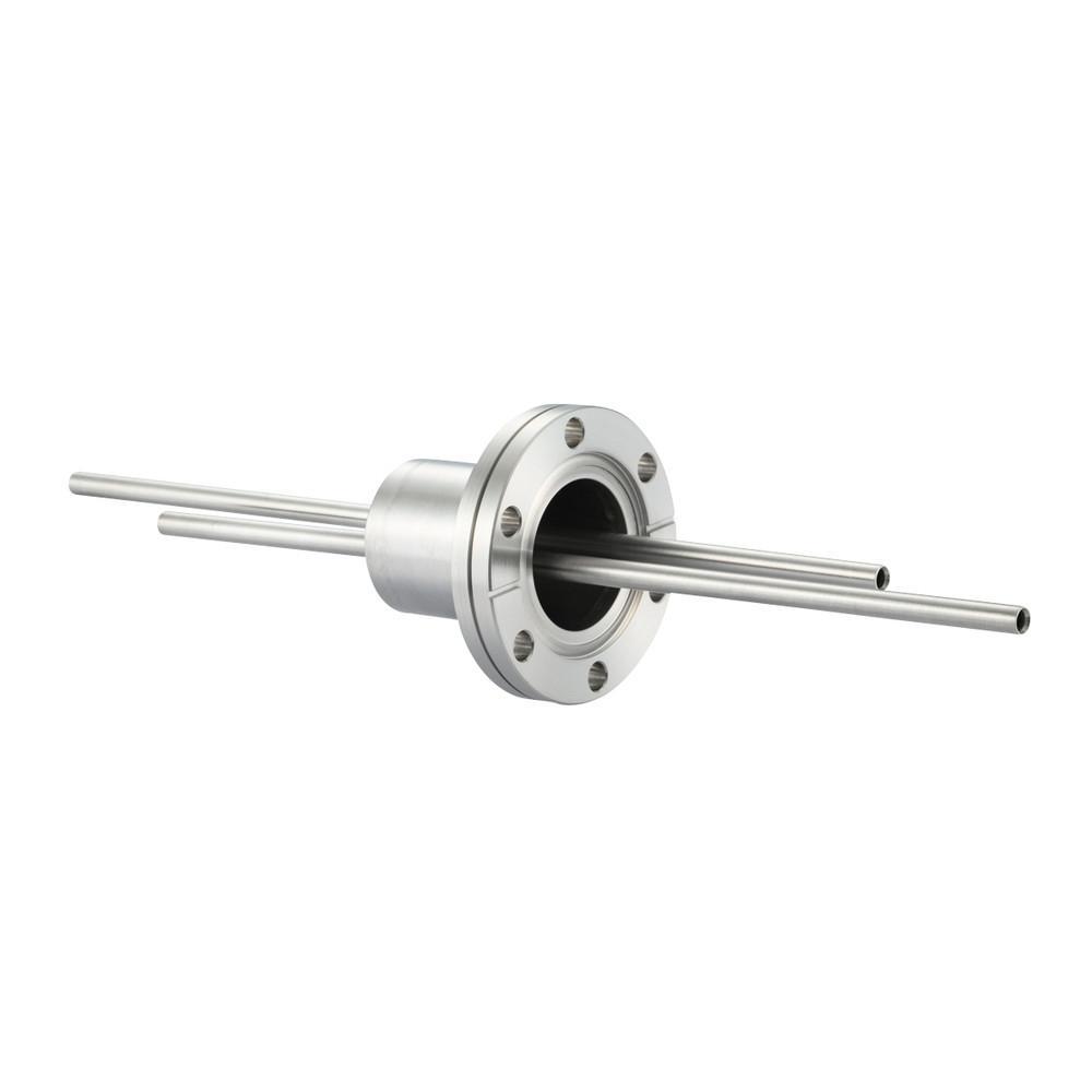 ICF70+1/4 液体窒素用導入機 大気側：チューブ/真空側：チューブX2