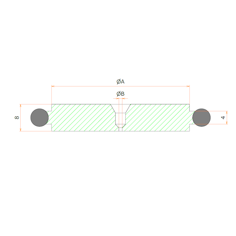 NW40 センターリング ブランクタイプ SUS/Viton 中心穴1mm admin.label.item.size_image