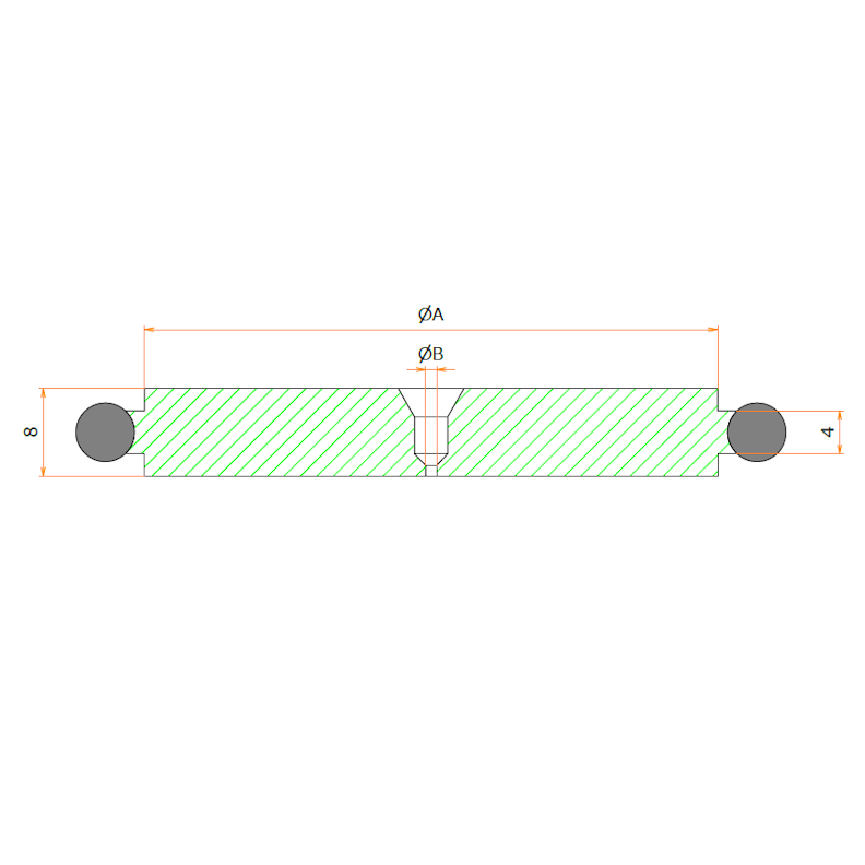 NW50 センターリング ブランクタイプ SUS/Viton 中心穴1mm admin.label.item.size_image