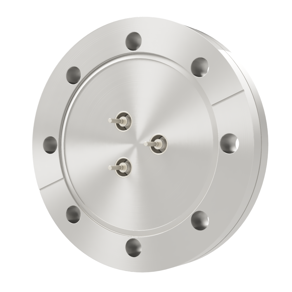 同軸 BNC-R-M2-SCREW 3個付き ICF114 フランジ