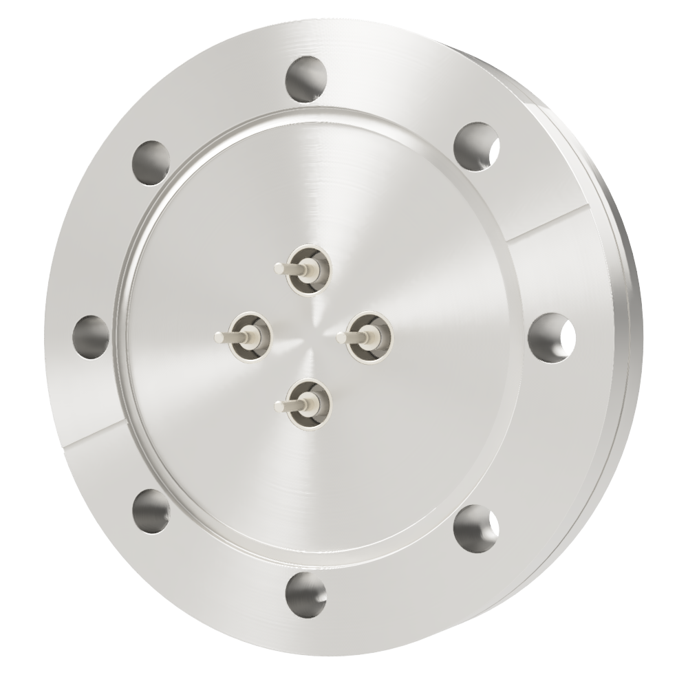 同軸 BNC-R-M2-SCREW 4個付き ICF114 フランジ