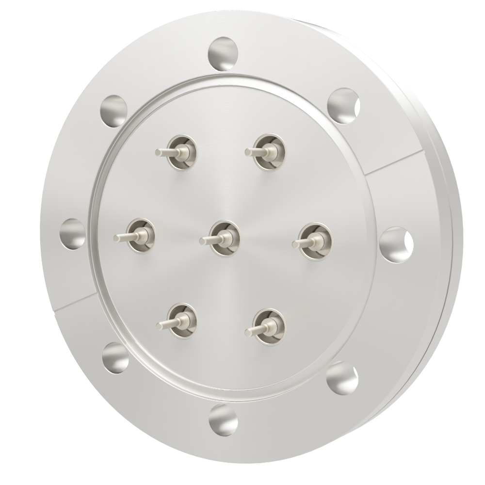 同軸 BNC-R-M2-SCREW 7個付き ICF114 フランジ