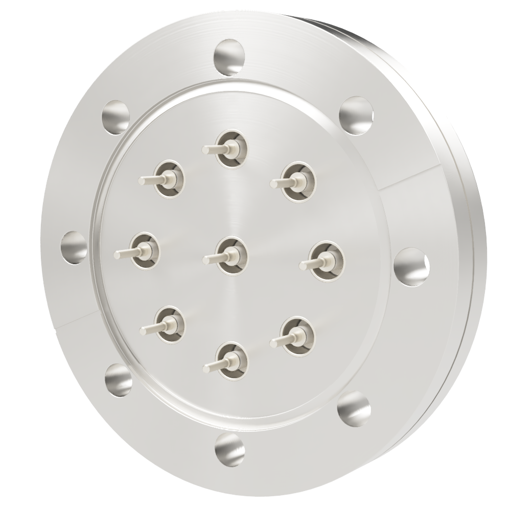 同軸 BNC-R-M2-SCREW 9個付き ICF114 フランジ