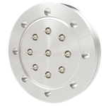 同軸 BNC-R-M2-SCREW 9個付き ICF114 フランジ
