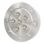 同軸 BNC-R-F-M2 6個付き ICF114 フランジ