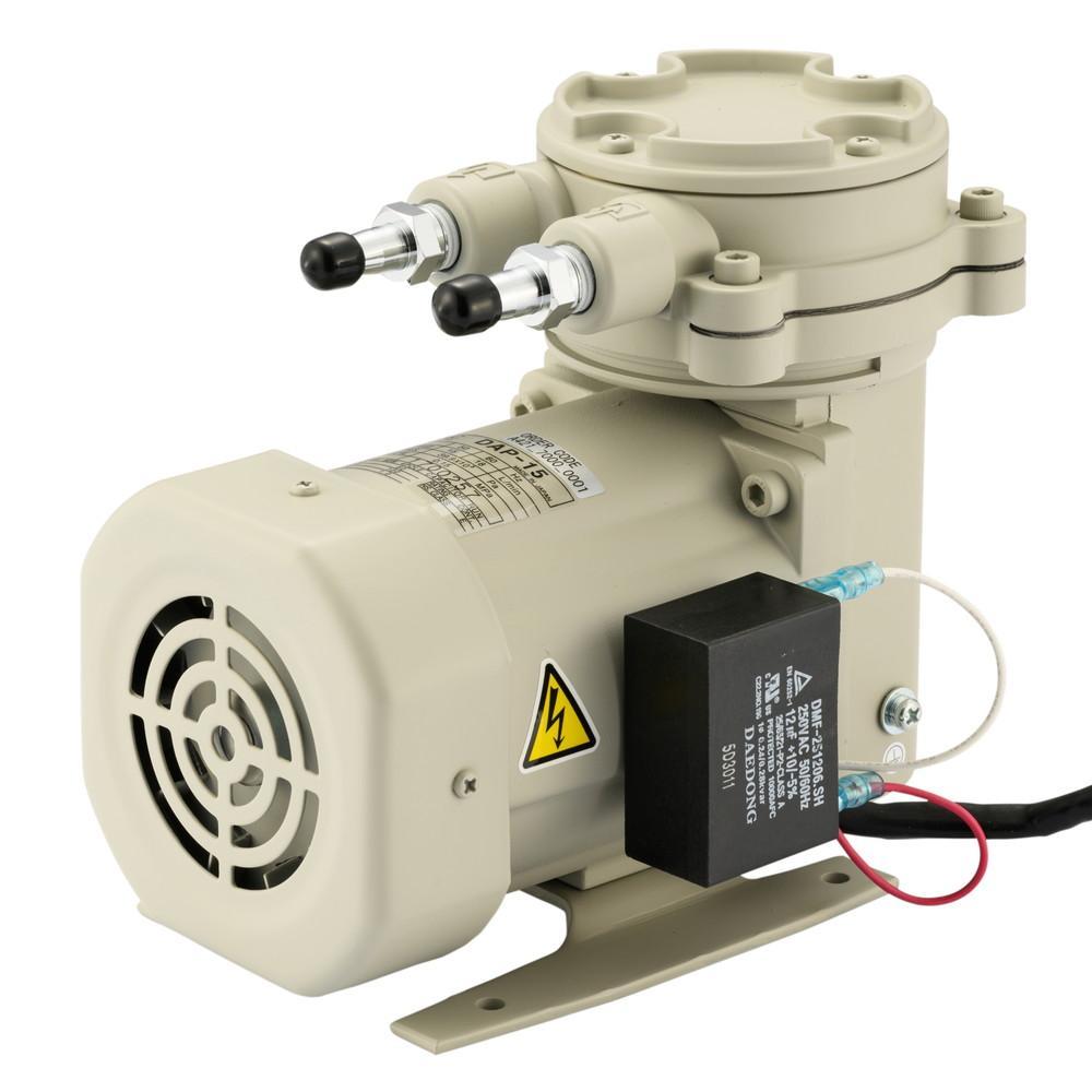 ダイアフラム型ドライ真空ポンプ 実行排気速度(15～18L/min)