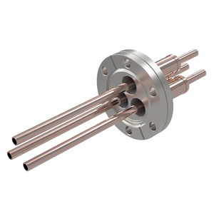 水冷端子 SUS304 5 kV 3個付き ICF70 フランジ