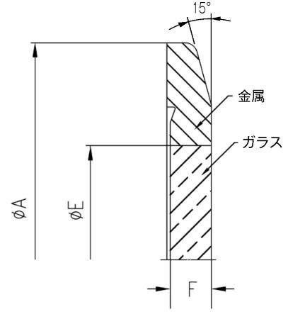 32.025004.641.000 Viewport NW25 SUS/Duran® CeFiX®専用 寸法画像