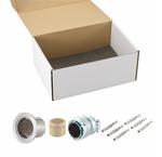 K熱電対 BURNDY 24対 NW/KF40 フランジ ガイド付き セット(耐熱温度250℃)