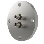 同軸 BNC-JJ 2個付き VF40 フランジ