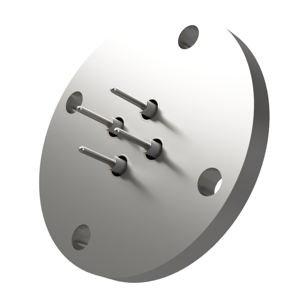 同軸 MHV-R 4個付き VF40 フランジ