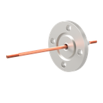 高電流 5kV - 110A 1個付き VG40 フランジ  先端ねじ加工あり
