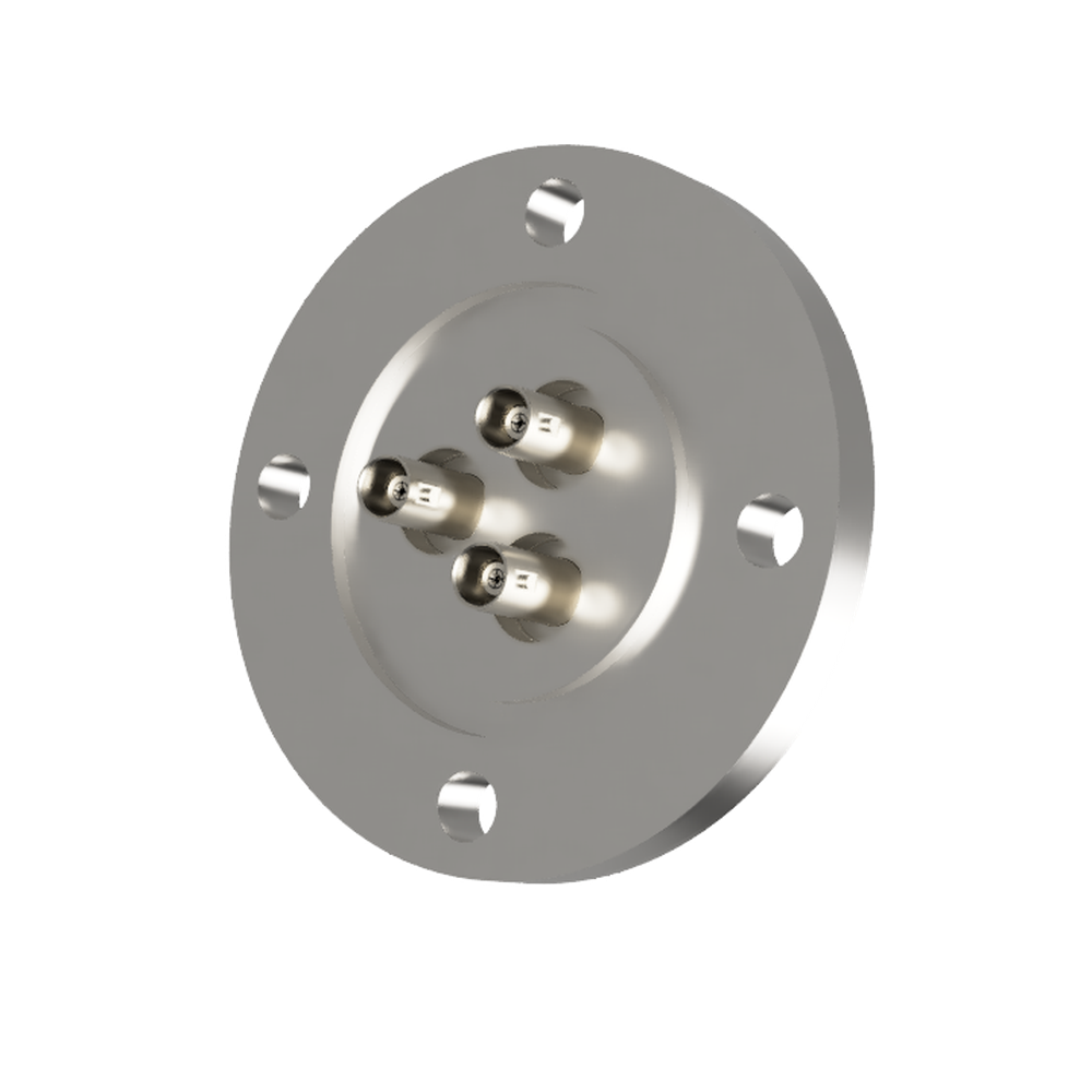 同軸 BNC-JJ-F 3個付き VG40フランジ