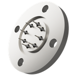 同軸 LM-00R 8個付き VG40 フランジ