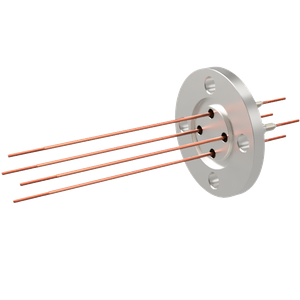 中電流 3kV - 35A 4個付き VG40 フランジ  先端ねじ加工あり