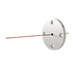 中電流 3kV - 35A Niめっき 1個付き VF20 フランジ  先端ねじ加工あり