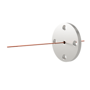 中電流 3kV - 35A Niめっき 1個付き VF20 フランジ  先端ねじ加工あり