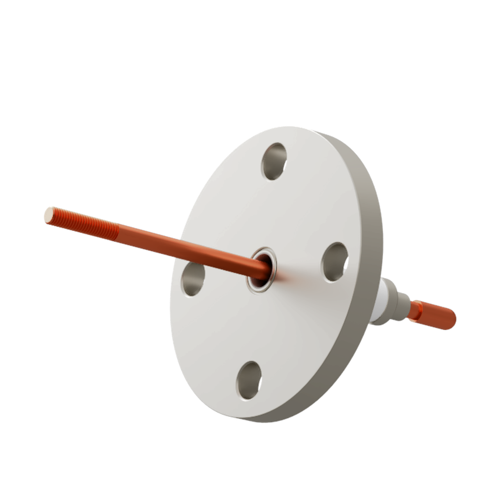 高電流 5kV - 110A シリコンプラグ接続タイプ 1個付き VF20 フランジ 先端ねじ加工あり