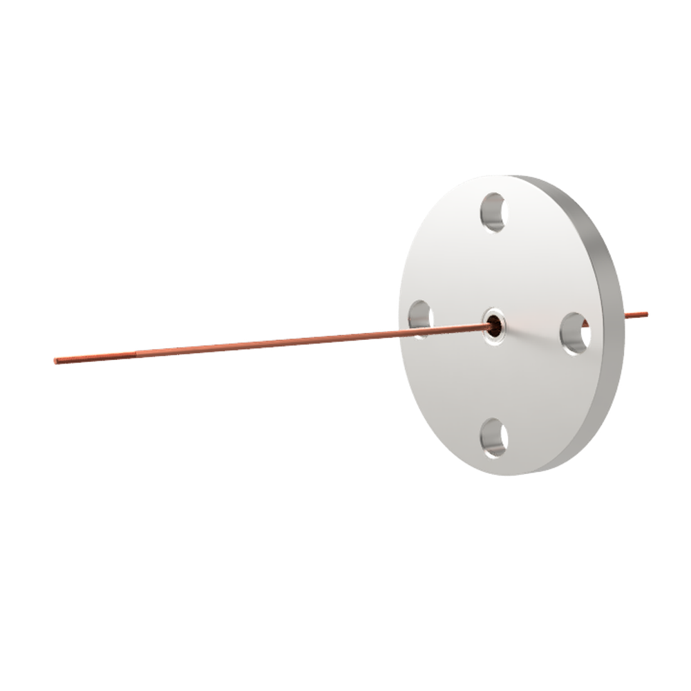 中電流 3kV - 35A Niめっき 1個付き VF25 フランジ  先端ねじ加工あり