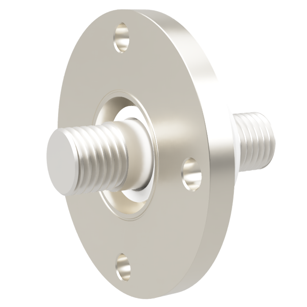 高電流 ステンレス 電極 5kV - 124A 1個付き VF50 フランジ  先端ねじ加工あり