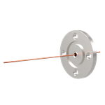 中電流 3kV - 35A Niめっき 1個付き VG25 フランジ  先端ねじ加工あり