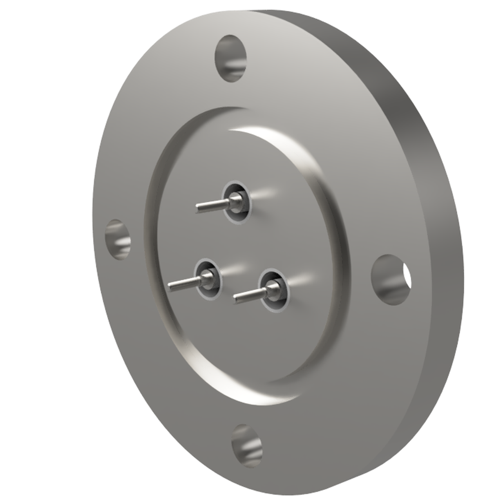 同軸 BNC-R-M2-SCREW 3個付き VG40 フランジ