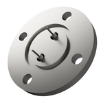 同軸 SHV-R 2個付き VG25 フランジ