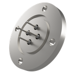 同軸 MHV-R 4個付き VG40 フランジ