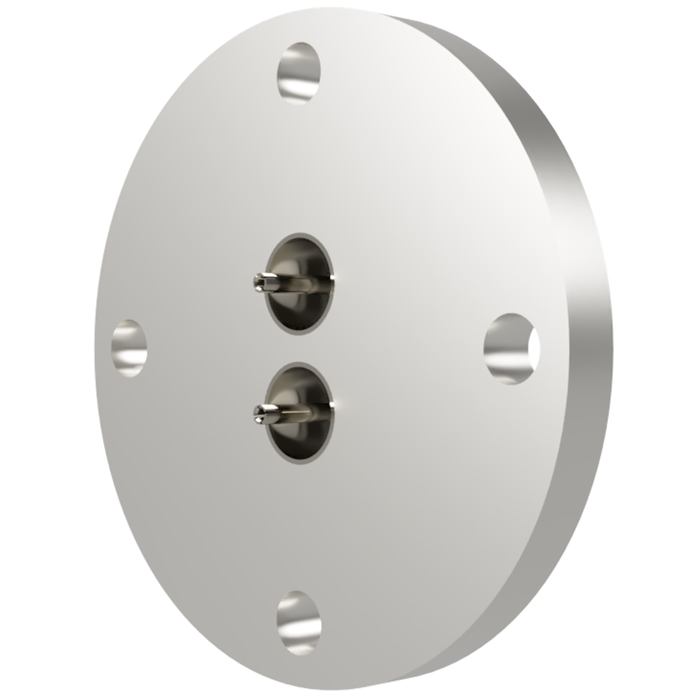 同軸 N-R 2個付き VF40 フランジ