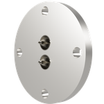 同軸 N-R 2個付き VF40 フランジ