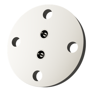 同軸 SMA-R 2個付き VF25 フランジ