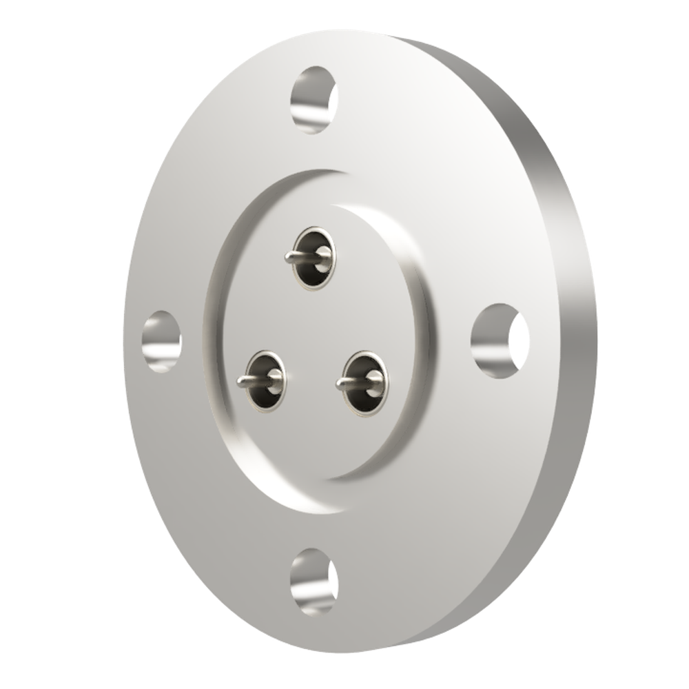 同軸 SMA-R 3個付き VG40 フランジ