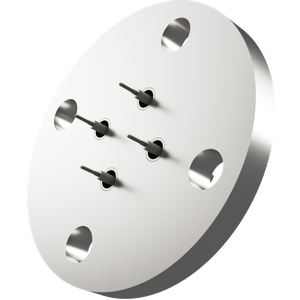 同軸 LM-00R 4個付き VF25 フランジ