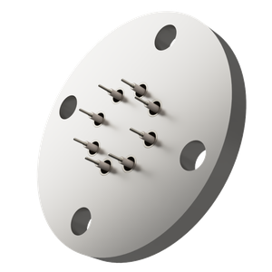 同軸 LM-00R 8個付き VF40 フランジ