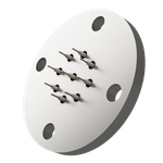 同軸 LM-00R 9個付き VF40 フランジ