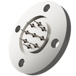 同軸 LM-00R 9個付き VG40 フランジ