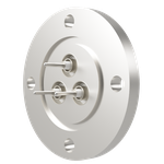 同軸 MHV-R-F 3個付き VG40 フランジ