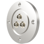 Coaxial SMA-R-F with 3 VG40 flanges