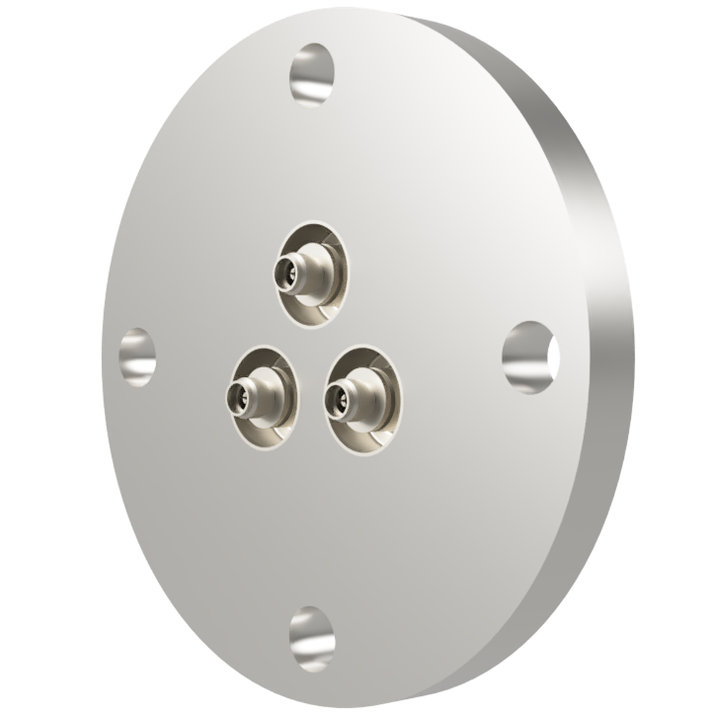 同軸 SMA-JJ 3個付き VF40 フランジ