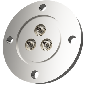 同軸 SMA-JJ 3個付き VG40 フランジ