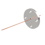 中電流 3kV - 35A 1個付き VF25 フランジ  先端ねじ加工あり