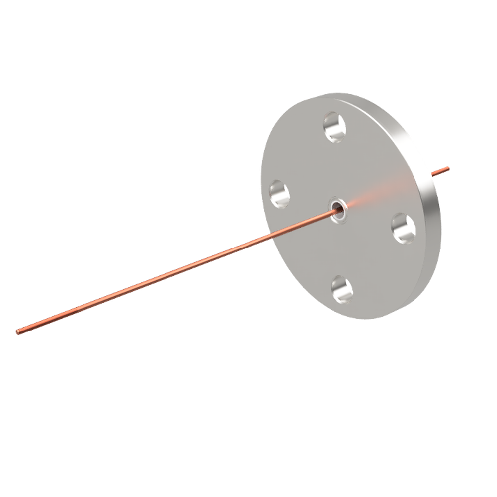 中電流 3kV - 35A 1個付き VF50 フランジ  先端ねじ加工あり
