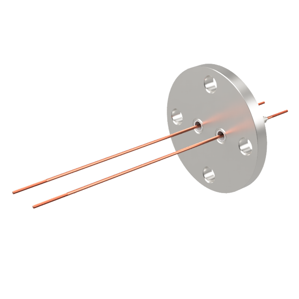 中電流 3kV - 35A 2個付き VF50 フランジ  先端ねじ加工あり