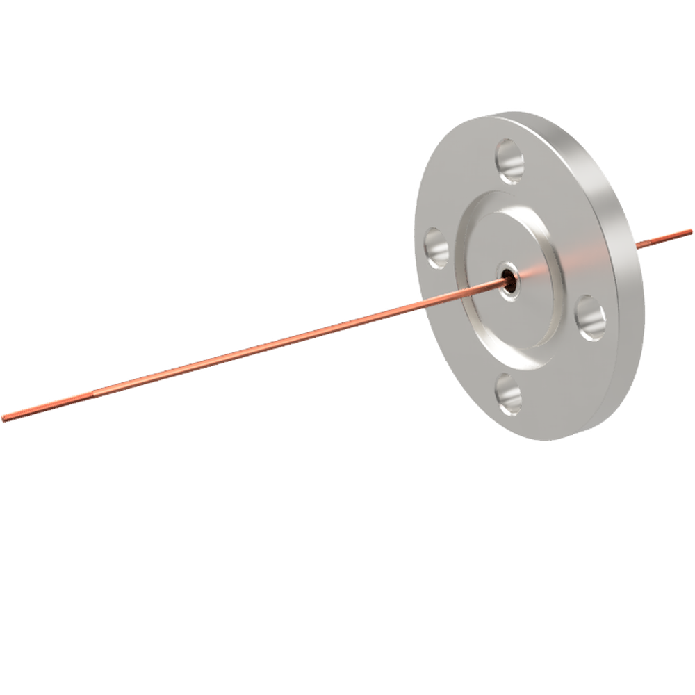 中電流 3kV - 35A 1個付き VG25 フランジ  先端ねじ加工あり