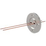 中電流 3kV - 35A 2個付き VG25 フランジ  先端ねじ加工あり