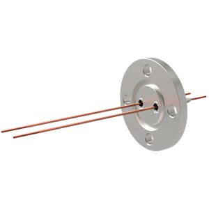 中電流 3kV - 35A 2個付き VG25 フランジ  先端ねじ加工あり