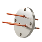 電流 5kV - 110A シリコンプラグ接続タイプ 3個付き VF40 フランジ 先端ねじ加工あり