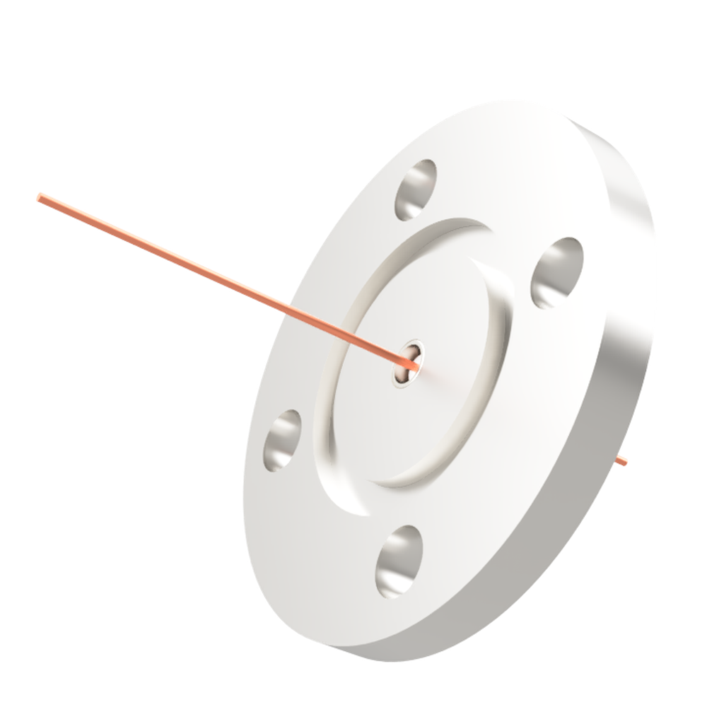 中電流 無酸素銅 コンパクトタイプ 5kV - 22A 1個付き VG25 フランジ