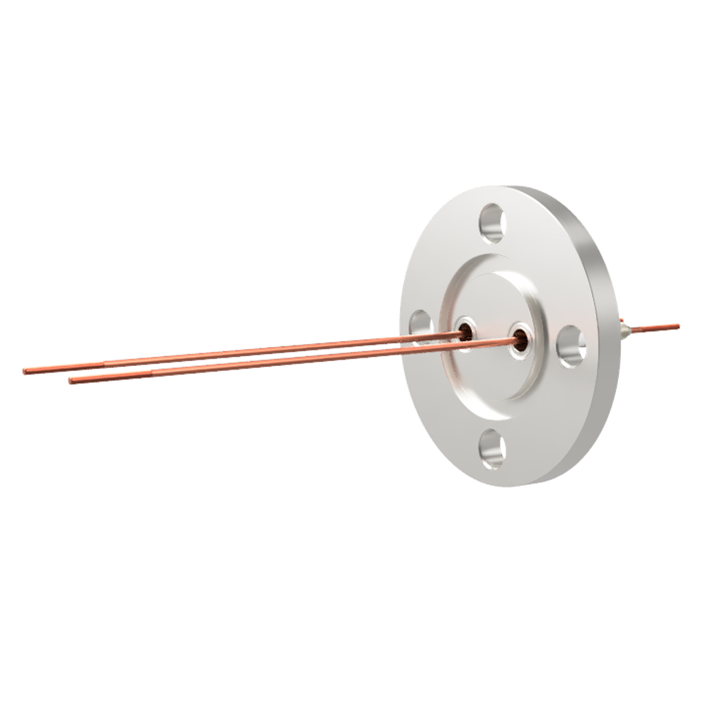 中電流 3kV - 35A Niめっき 2個付き VG20 フランジ  先端ねじ加工あり